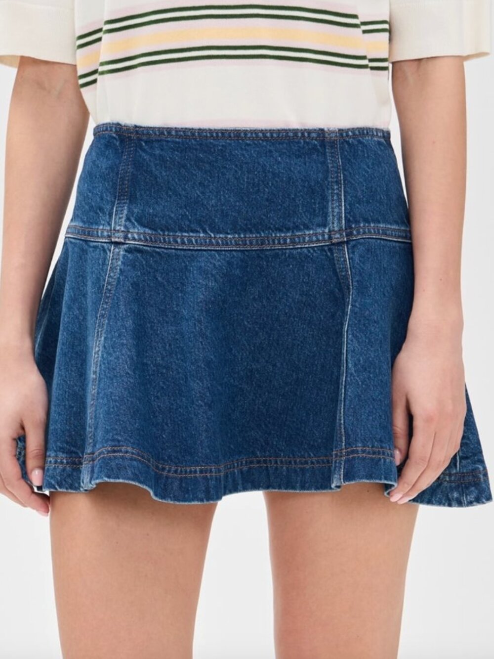 NWT Reformation Bentley Denim Skirt